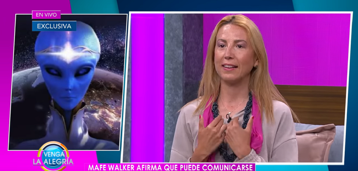Mafe Walker, la mujer que revolucionó las redes sociales tras 'hablar lenguaje alienígena' en vivo