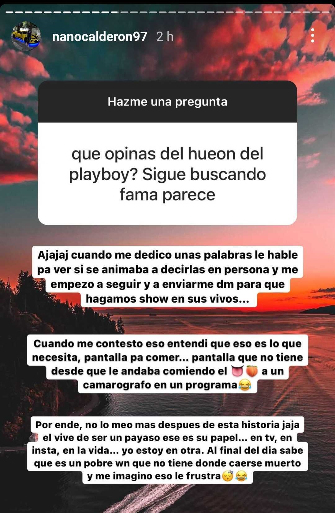 Nano Calderón Junior Playboy