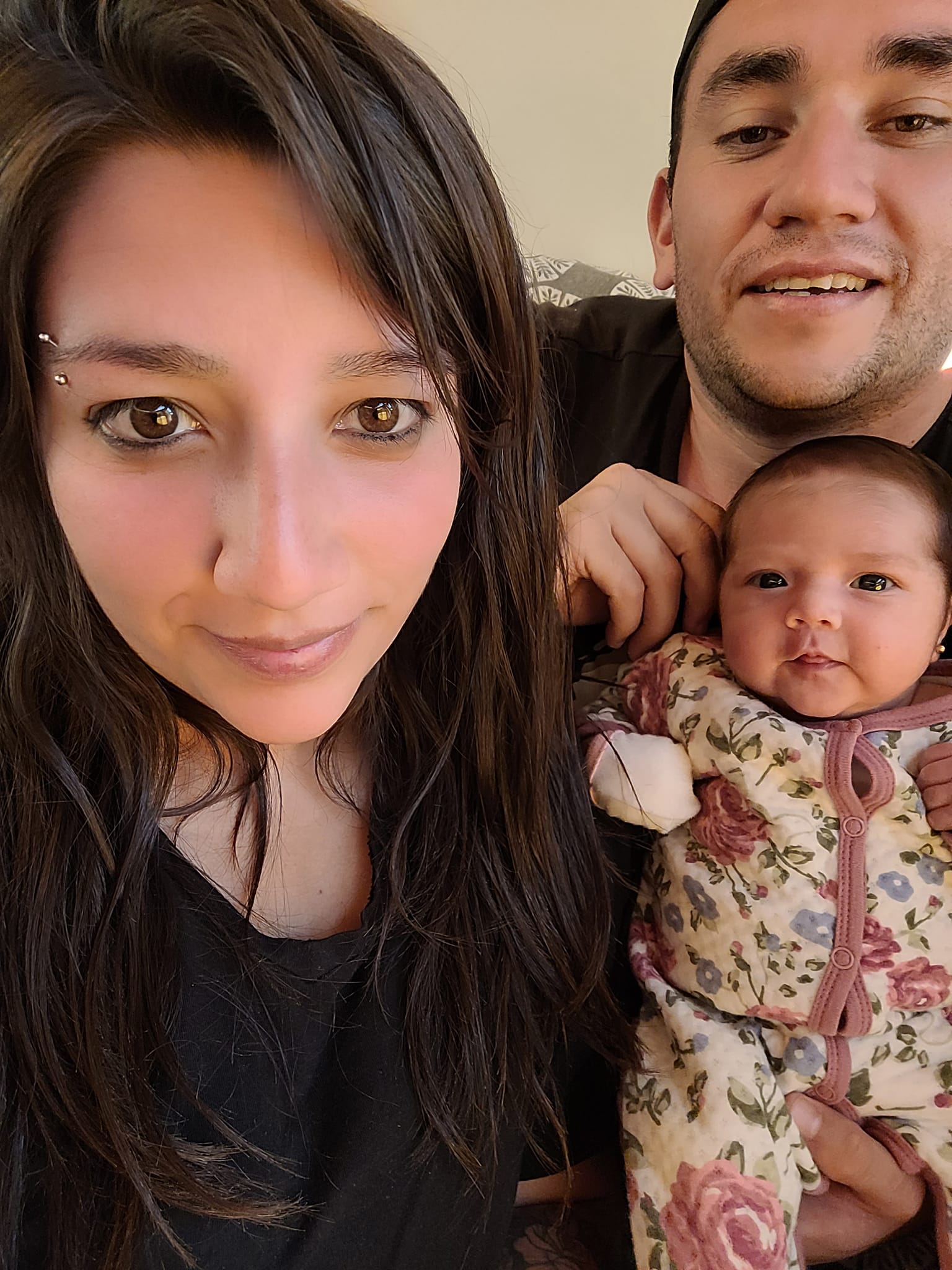 Pareja carabinero fallecido.