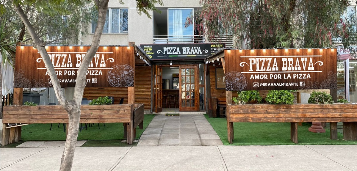 Pizza Brava emprendimiento imitador Barry White