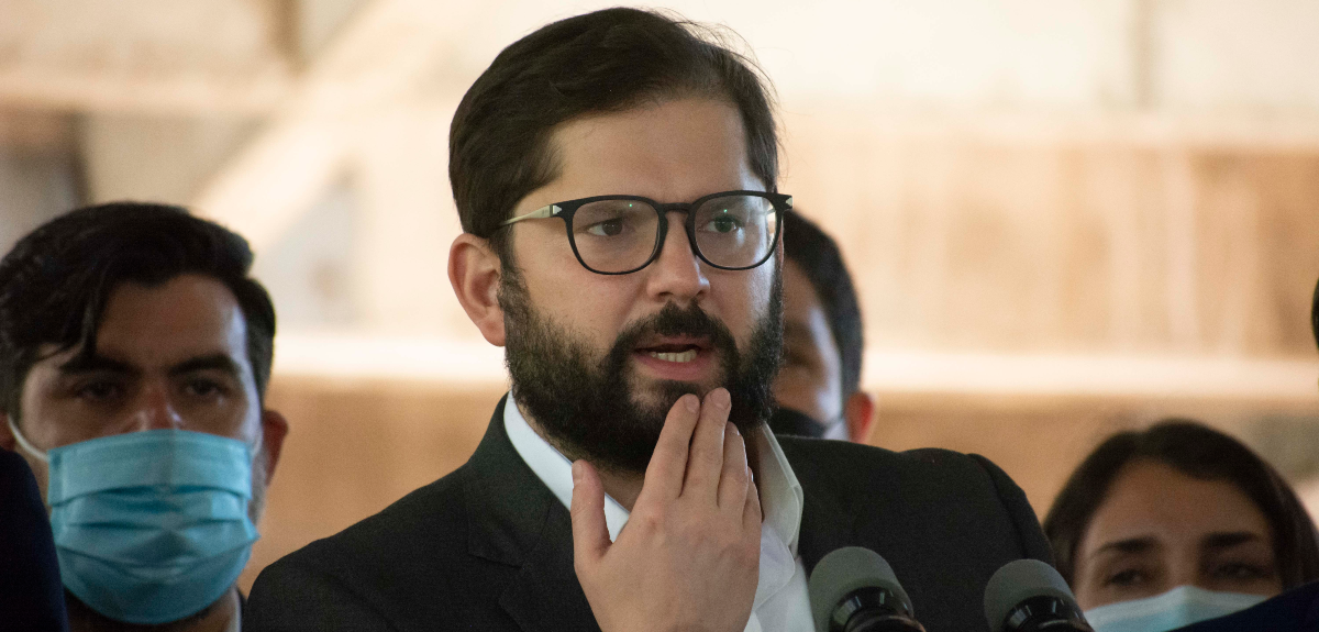 Presidente Gabriel Boric desde el paso Chacalluta: 