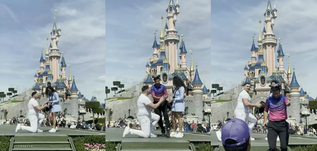 Confusión de trabajador de Disney arruinó propuesta de matrimonio: le quitó el anillo al novio