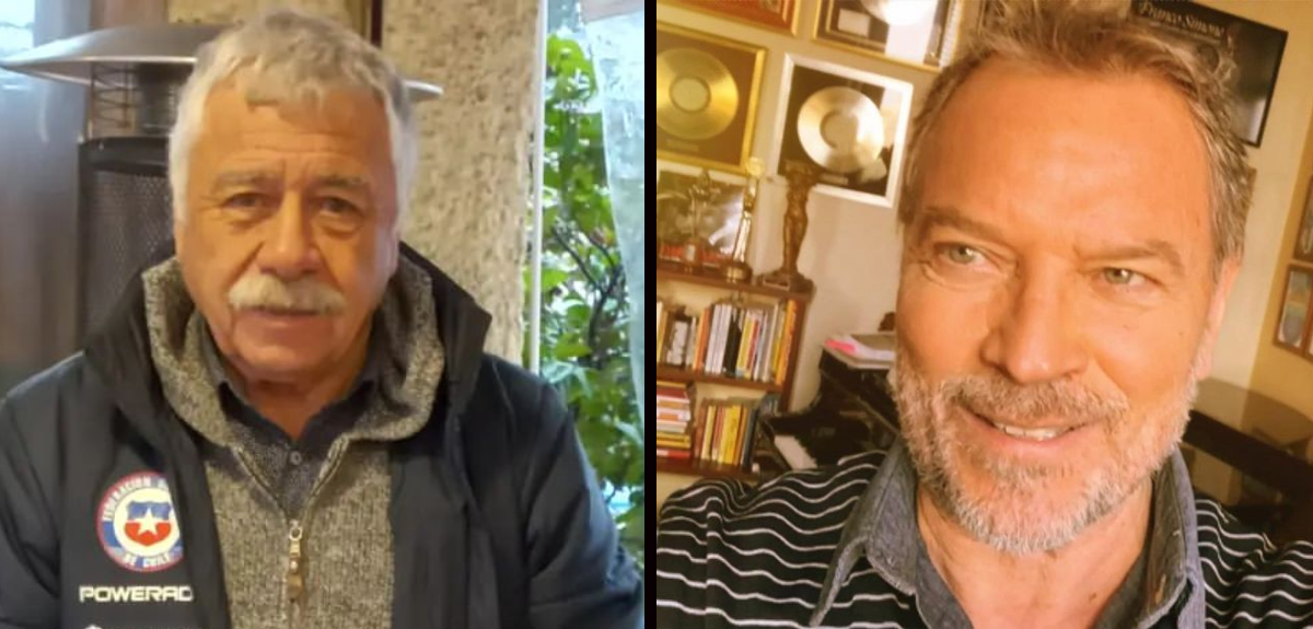 Carlos Caszely compartió emotivo video cantando junto a Franco Simone: fanáticos elogiaron la dupla