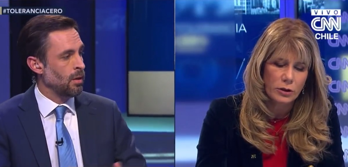 Ximena Rincón vivió incómodo momento al ser desmentida por Daniel Matamala en 