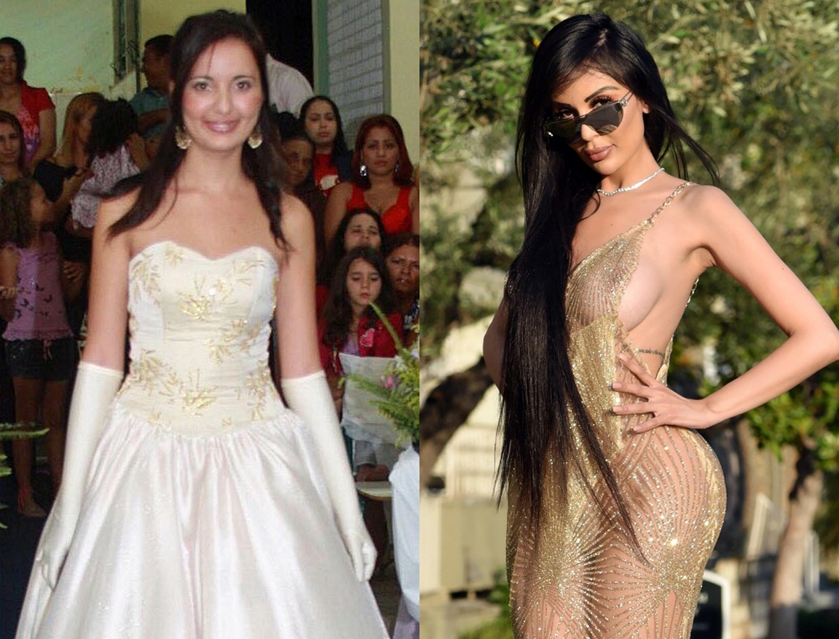 Jennifer Pamplona antes y después