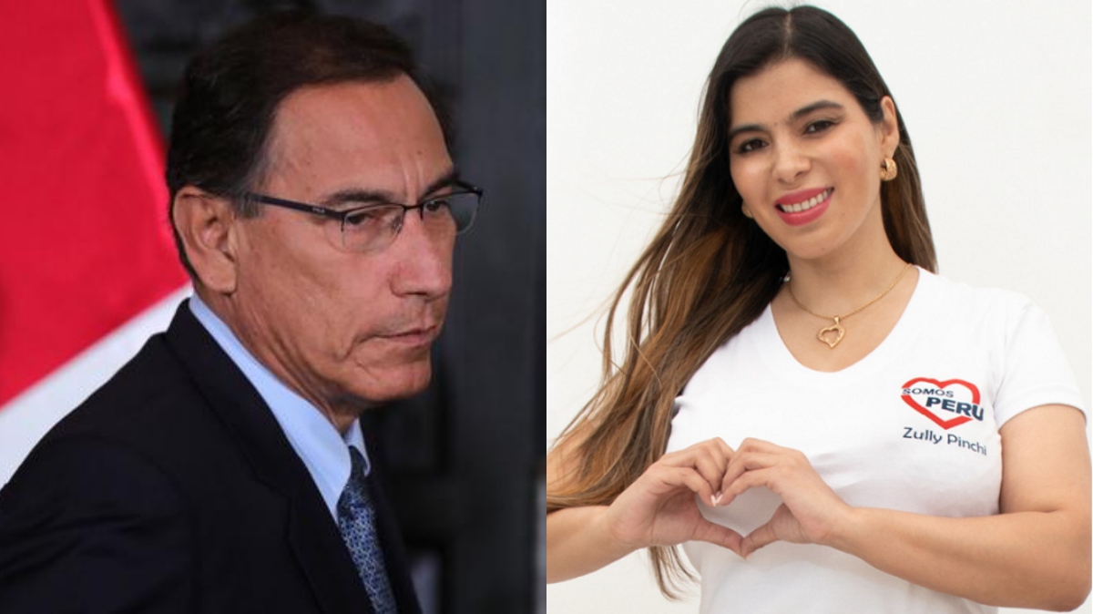 Martín Vizcarra y Zully Pinchi