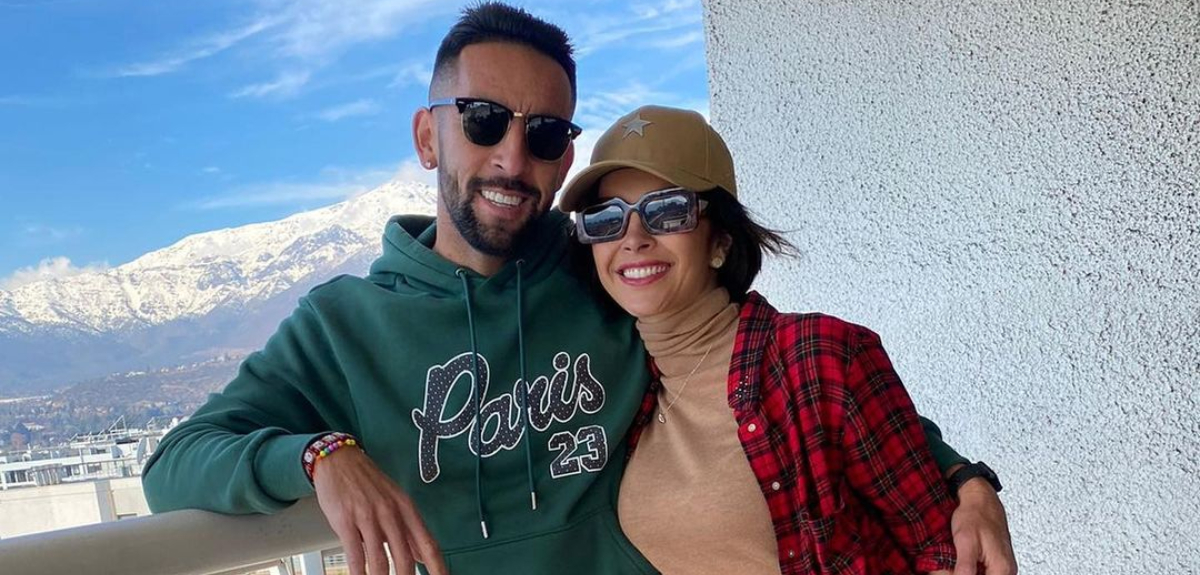 Mauricio Isla entrena junto a Thati Lira en el gimnasio: 