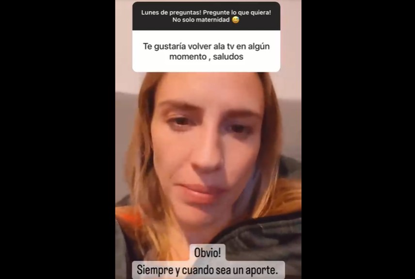 Vale Ortega confesó sus intenciones de volver a la TV: “Siempre y cuando”