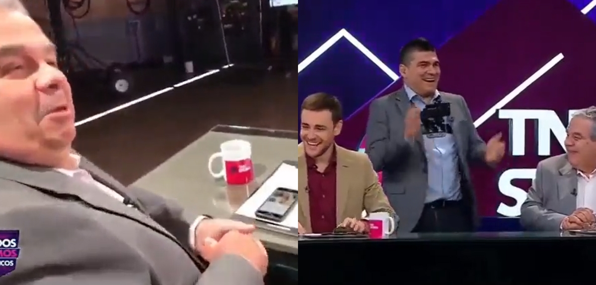 Aldo Schiappacasse es sorprendido en vivo viendo foto de Daniella Chávez: ella respondió en redes