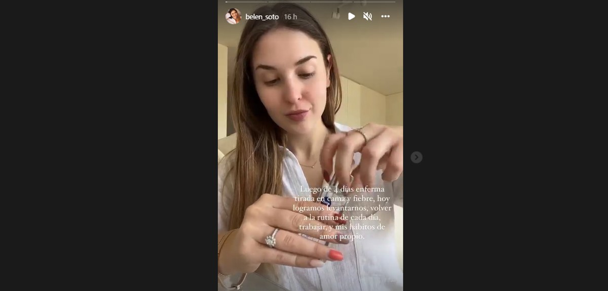 Belén Soto actualizó su estado de salud tras estar en urgencias