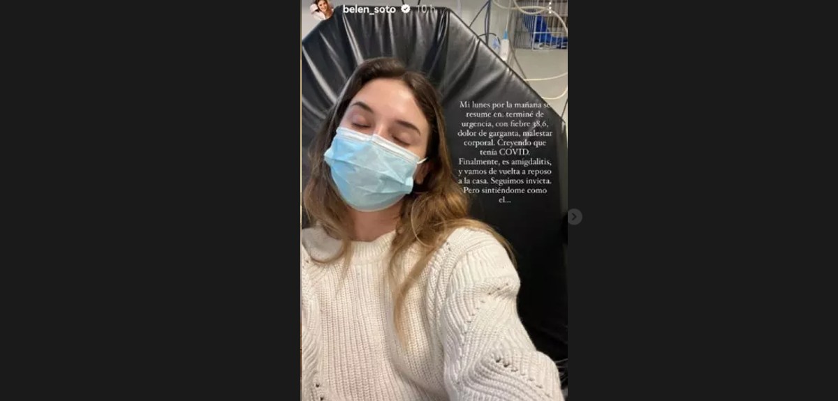 Belén Soto actualizó su estado de salud tras estar en urgencias