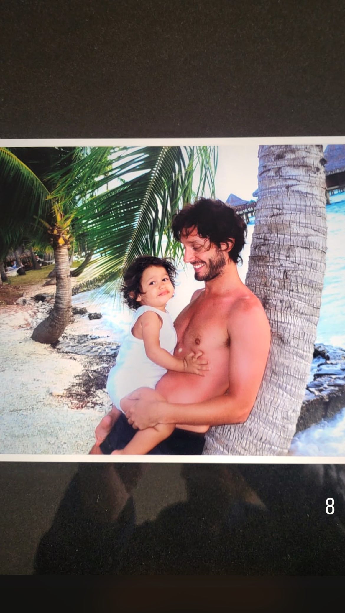 Benjamín Vicuña y su hija Blanca