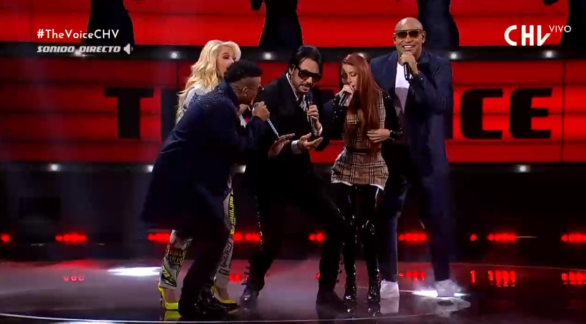 Cami impresionó con su look en The Voice.