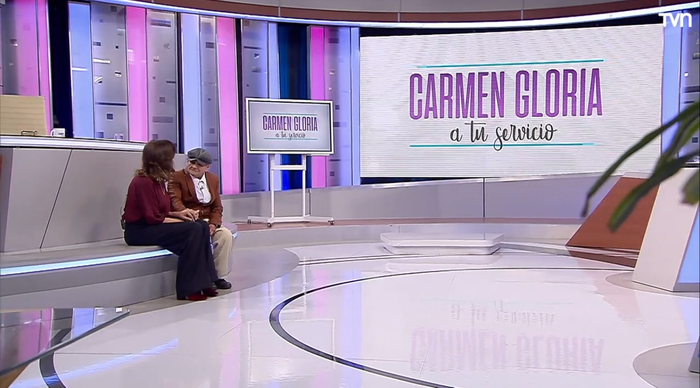 Carmen Gloria Arroyo emocionada adulto mayor