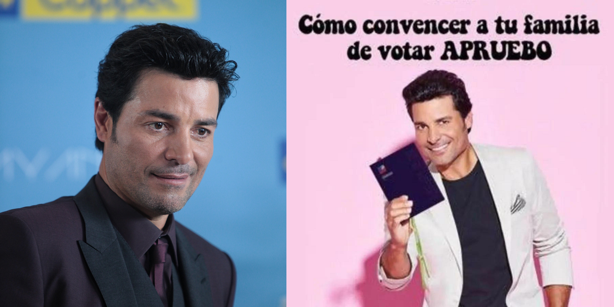 Chayanne llamó a dejar de ocupar su imagen para votar Apruebo: “Podría traer consecuencias legales”
