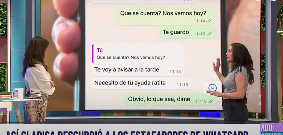Clarisa Muñoz reveló cómo burló a estafador de WhatsApp: “Espero haberle hecho pasar un mal rato”