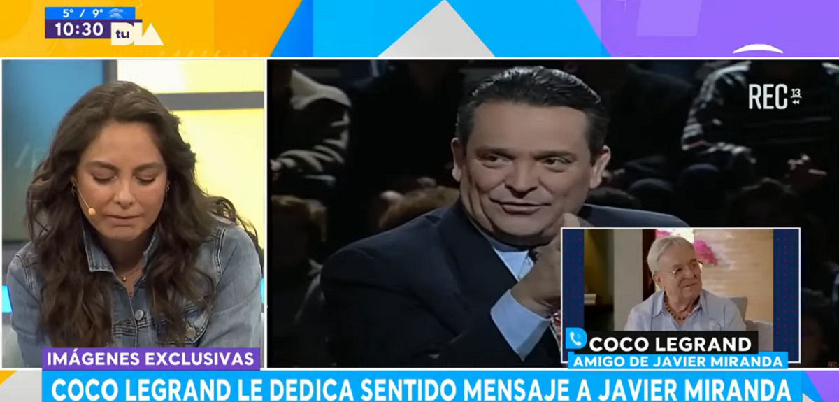 Coco Legrand se emocionó en Tu día al hablar de Javier Miranda: 