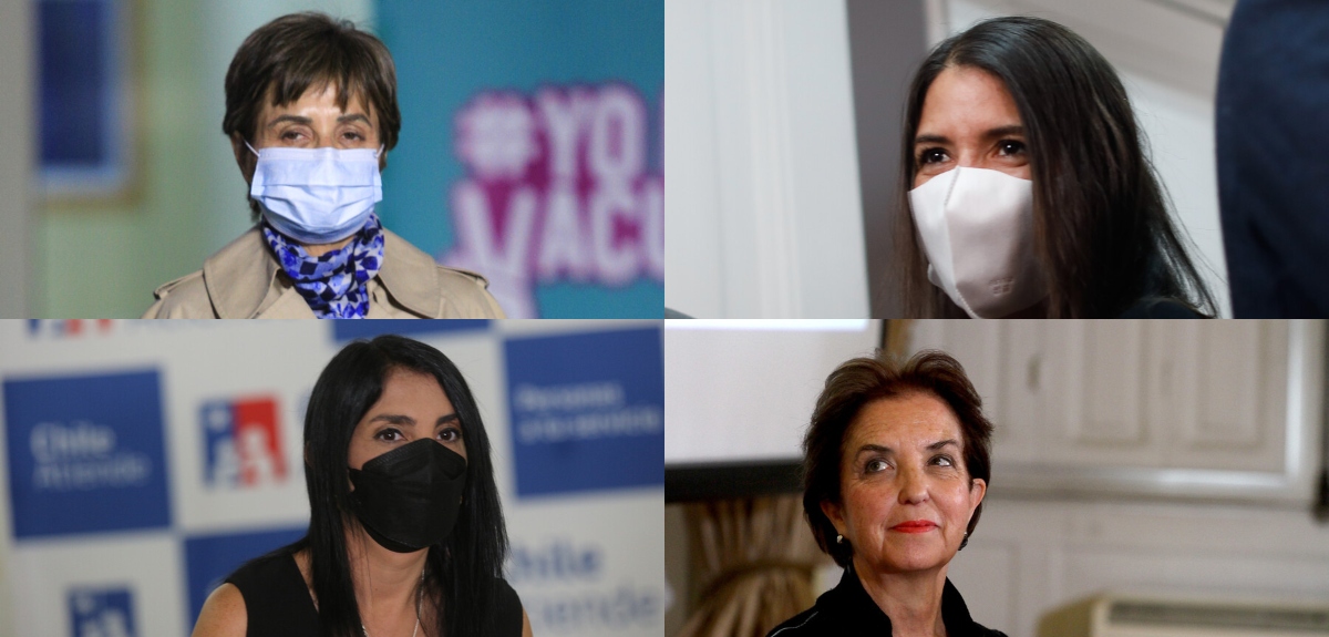 Evelyn Mathei y exmiembros de Gobierno con quienes trabaja