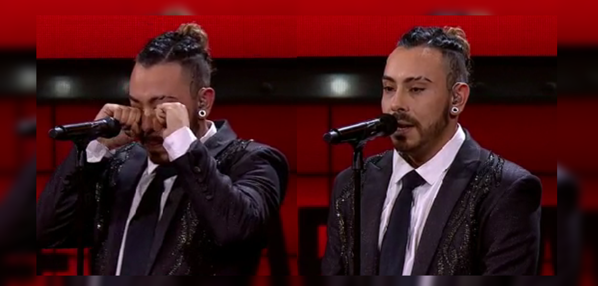 Cristián Aranda se emocionó hasta las lágrimas tras presentación en The Voice: “Fue un desafío”