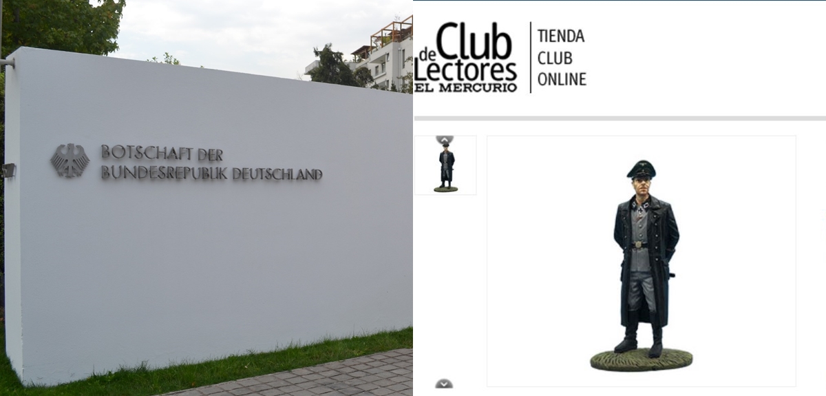Embajada de Alemania en Chile cuestionó venta figuras de soldados de la SS por parte de El Mercurio