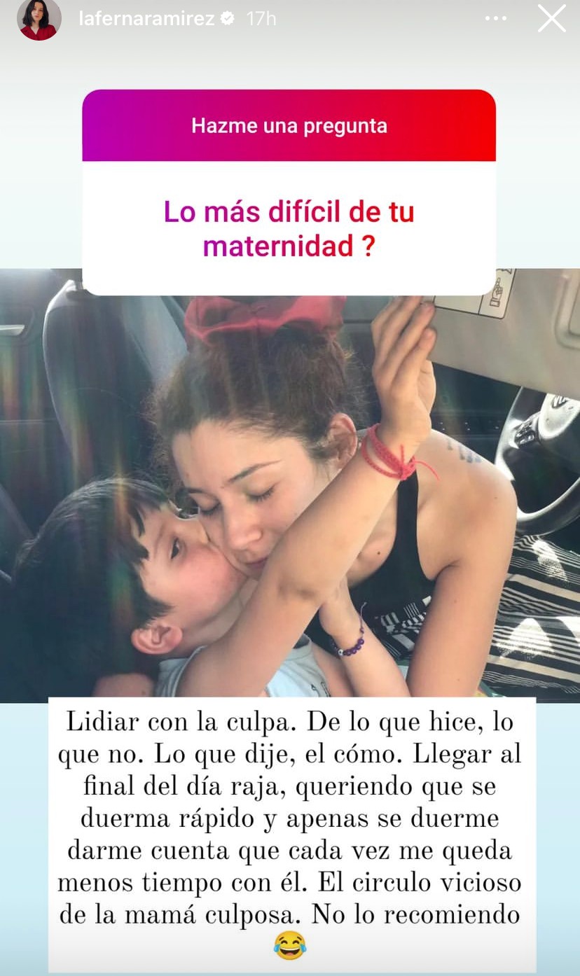 Fernanda Salazar maternidad