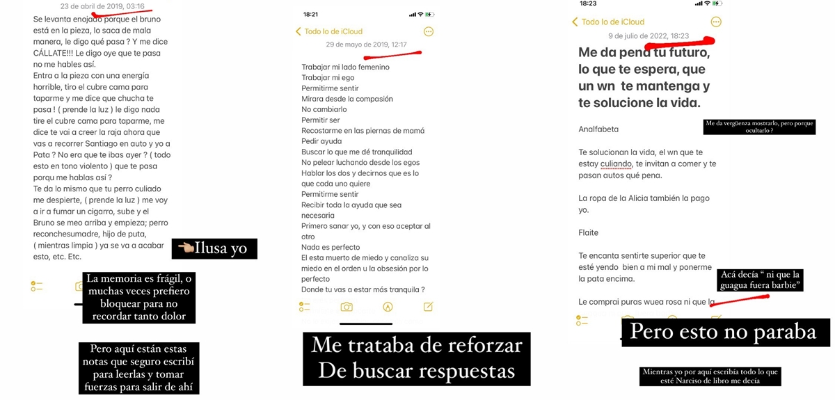 "Me las vas a pagar": Fran Masanes publicó violentos relatos que serían sobre Claudio Castellón