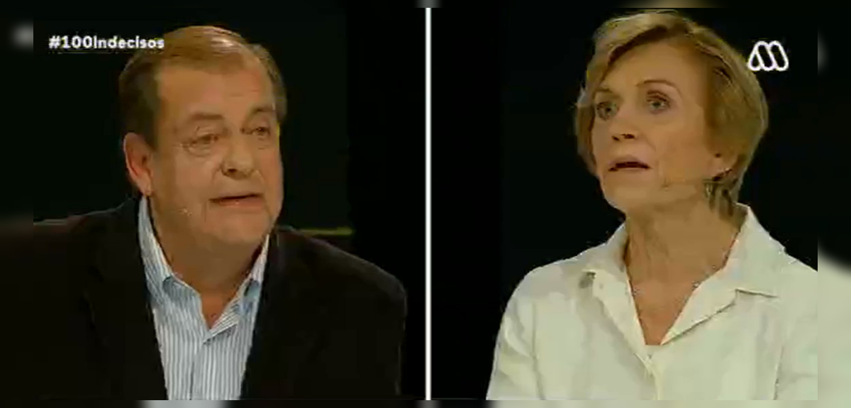 “Si vas a contar anécdotas, me complicas”: la singular respuesta de Matthei a Vidal en 100 Indecisos