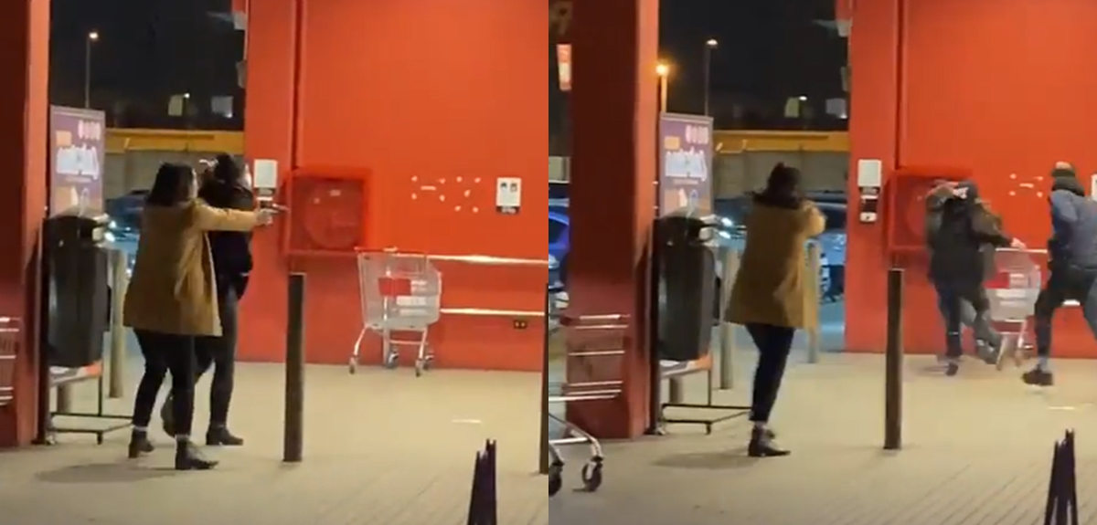 Funcionarias de la PDI frustran a disparos robo a supermercado en sector El Milagro de La Serena