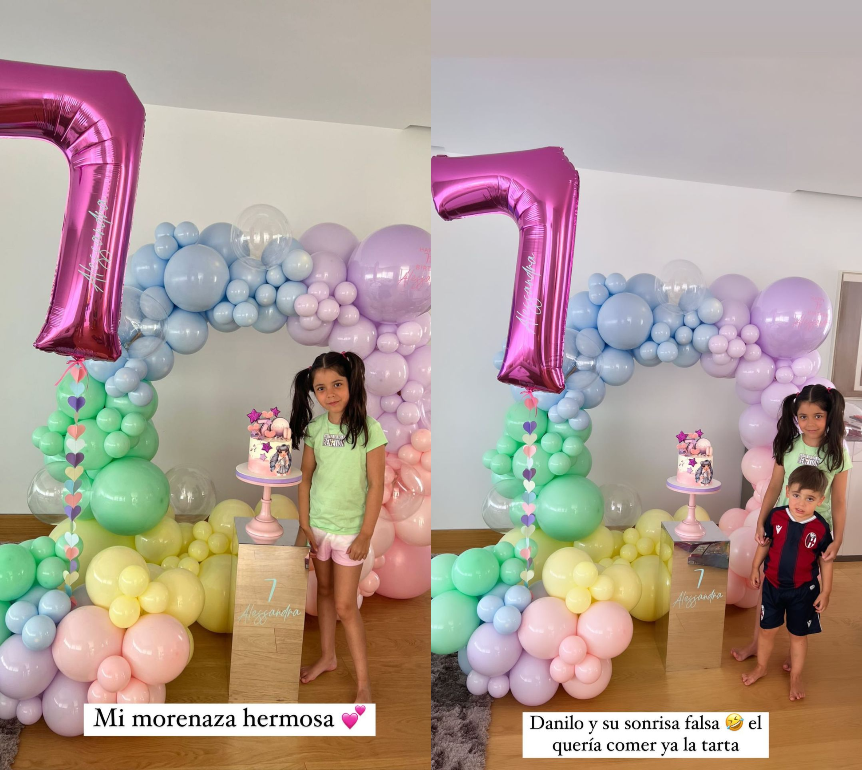 Hija de Gary Medel cumplió 7 años.