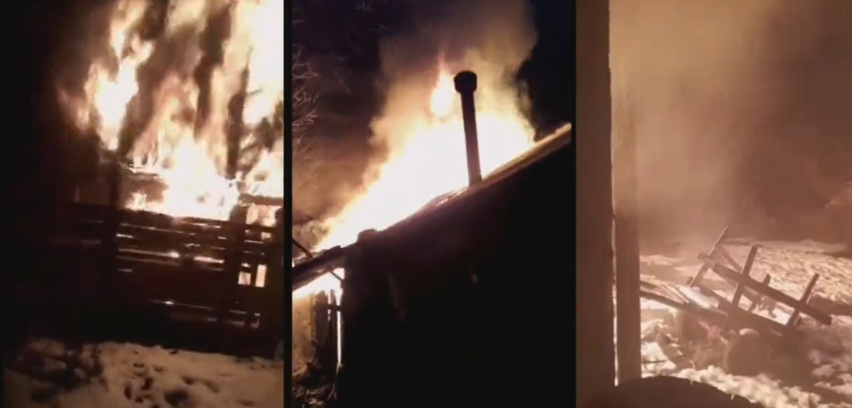 Carabineros sufrieron ataque en Alto Biobío: grupo de desconocidos quemaron una casa y un galpón