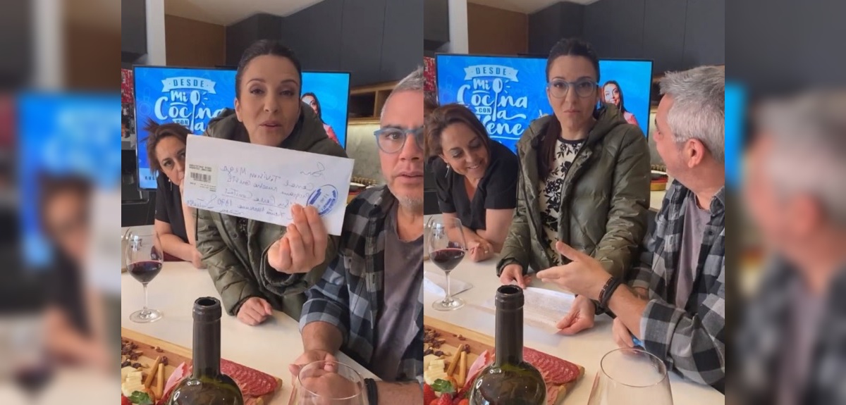 Karla Constant abrió carta de seguidora en vivo: contenía inesperada crítica y respondió al instante