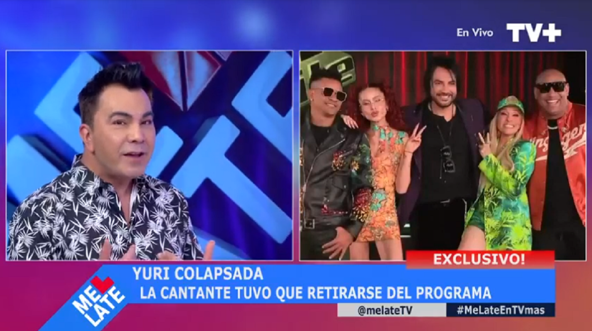 Revelan la trastienda de colapso de Yuri en pleno The Voice: “Se fue a negro”