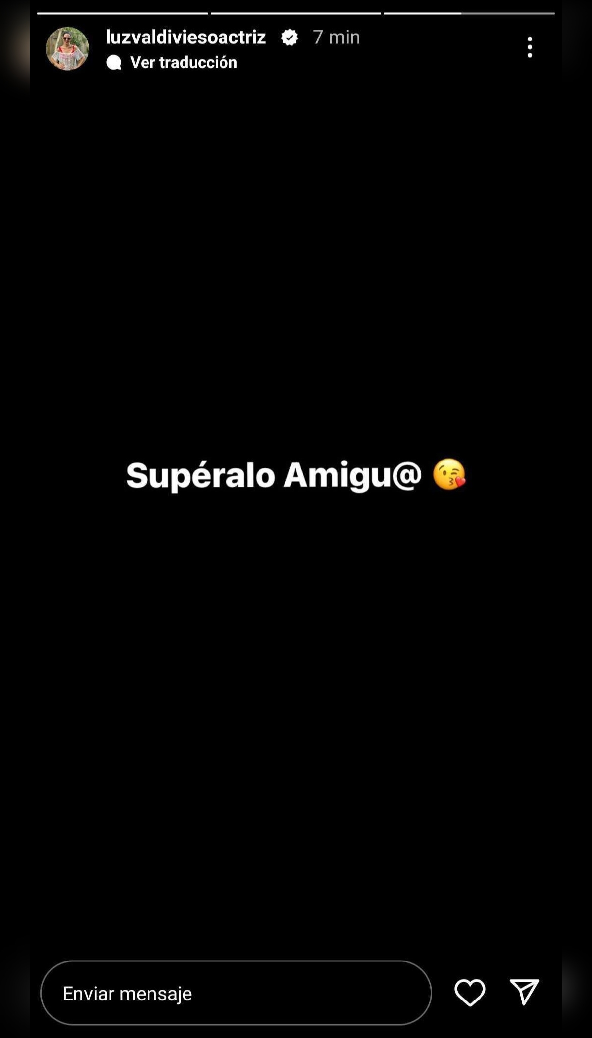 Luz Valdivieso responde a Sigrid Alegría