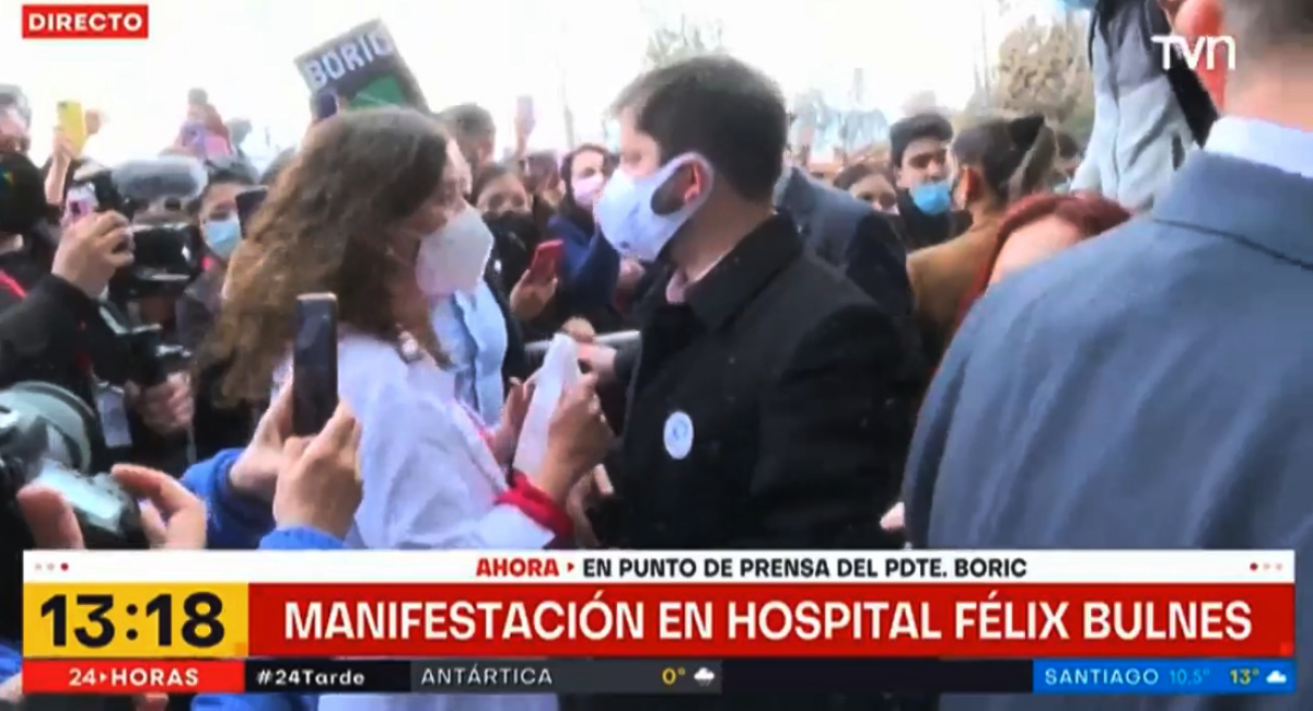 manifestaciones anuncio presidente Boric