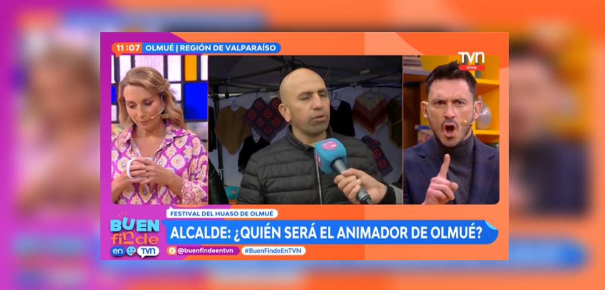 Mauricio Pinilla por animadores de Festival del Huaso de Olmué