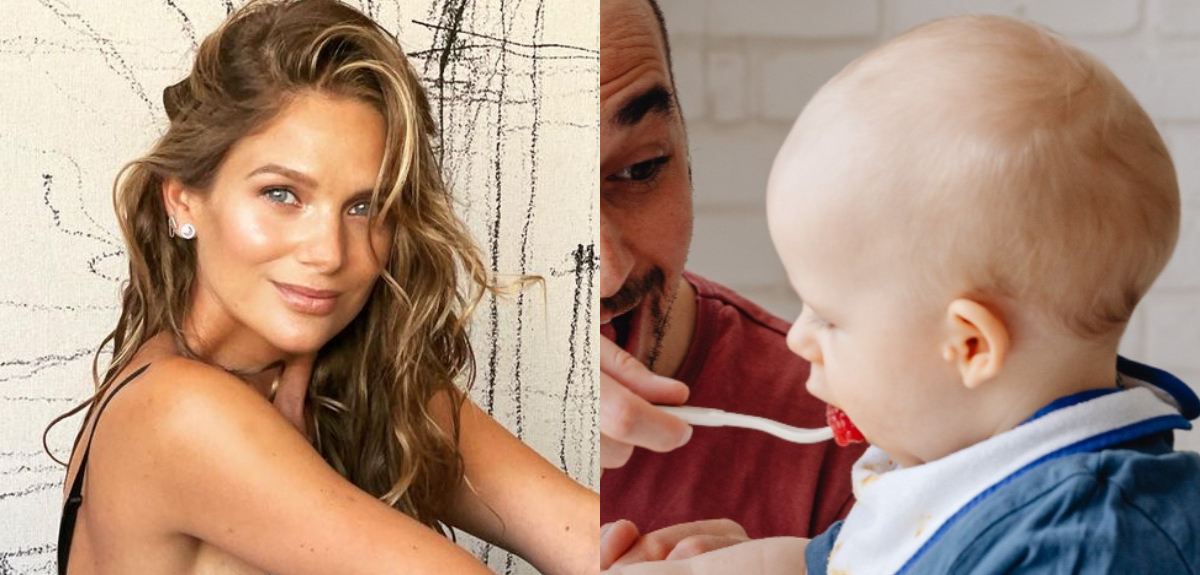 ¿Es bueno darle comida a un bebé menor de 6 meses? La aclaración tras críticas a Mayte Rodríguez