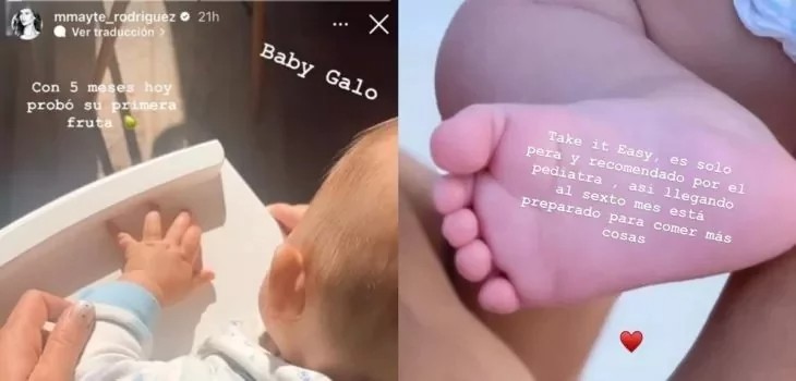 Mayte Rodríguez enterneció con nueva foto de su bebé: Galo cumplió seis meses