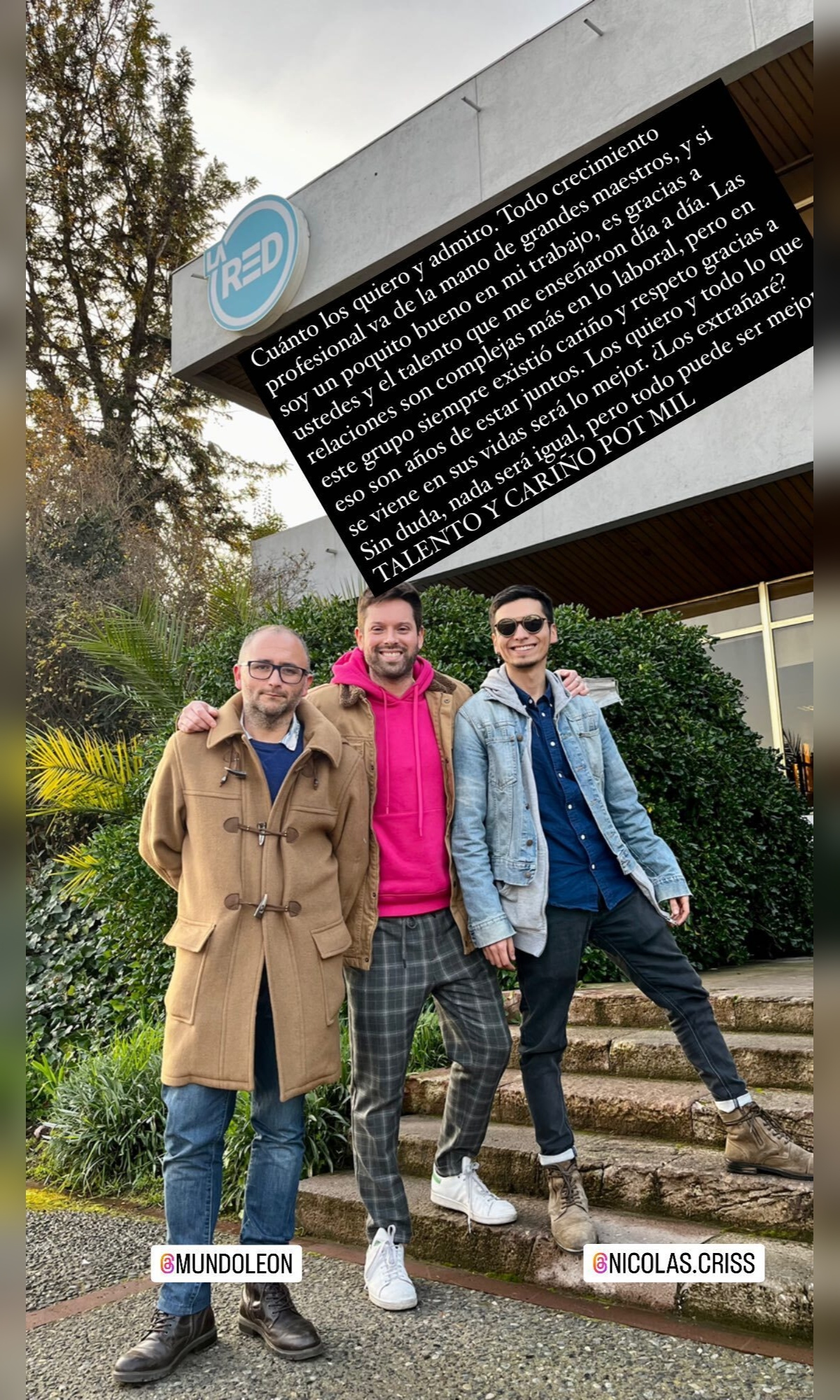 Michael Roldán dedicó mensaje a compañeros despedidos de La Red