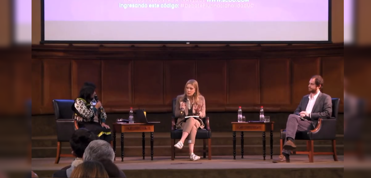 Mónica Rincón refutó afirmación de Elisa Loncon sobre expropiación durante debate: 