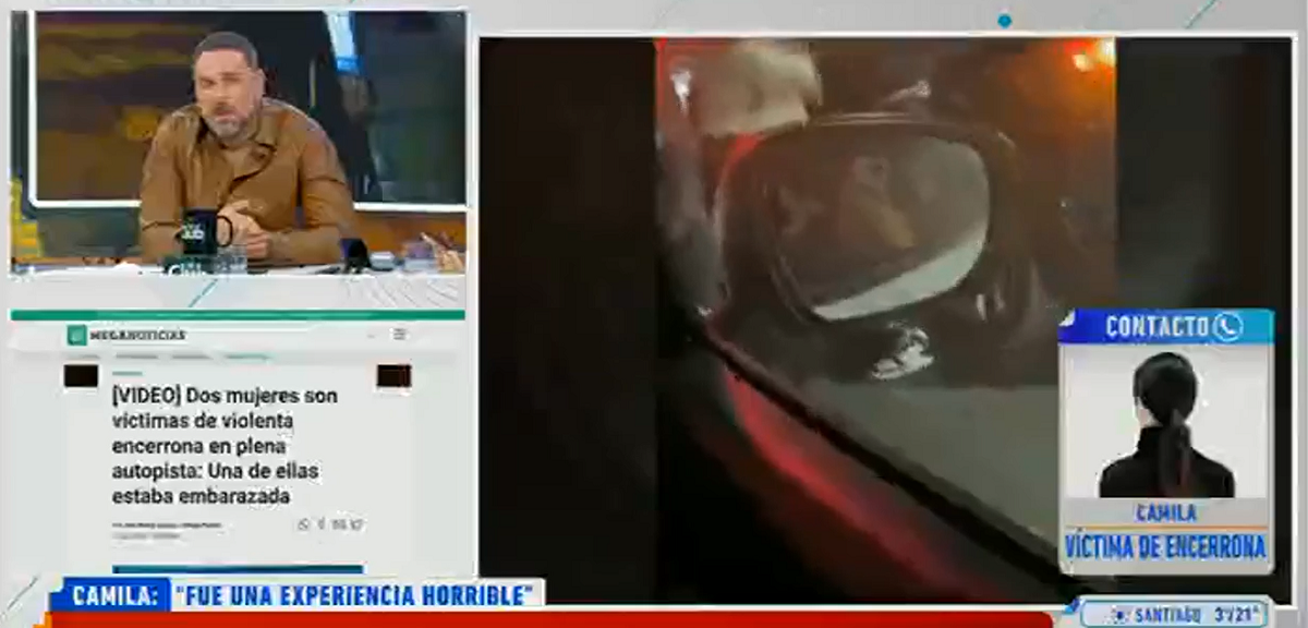 El crudo relato de mujer embarazada víctima de encerrona en Costanera Norte