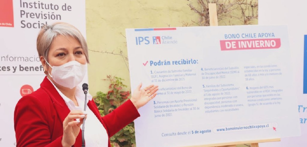 Anticipado: Gobierno anunció fecha del primer pago del Bono Chile Apoya de Invierno