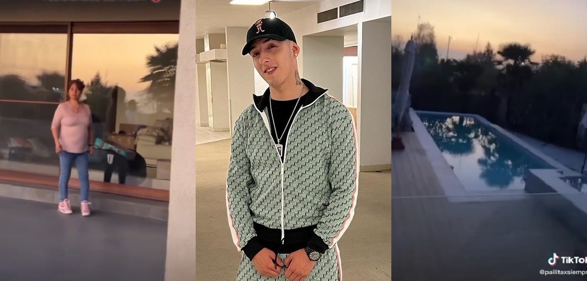 Pailita mostró cómo es la casa que le regaló a su familia: tiene amplio patio y piscina