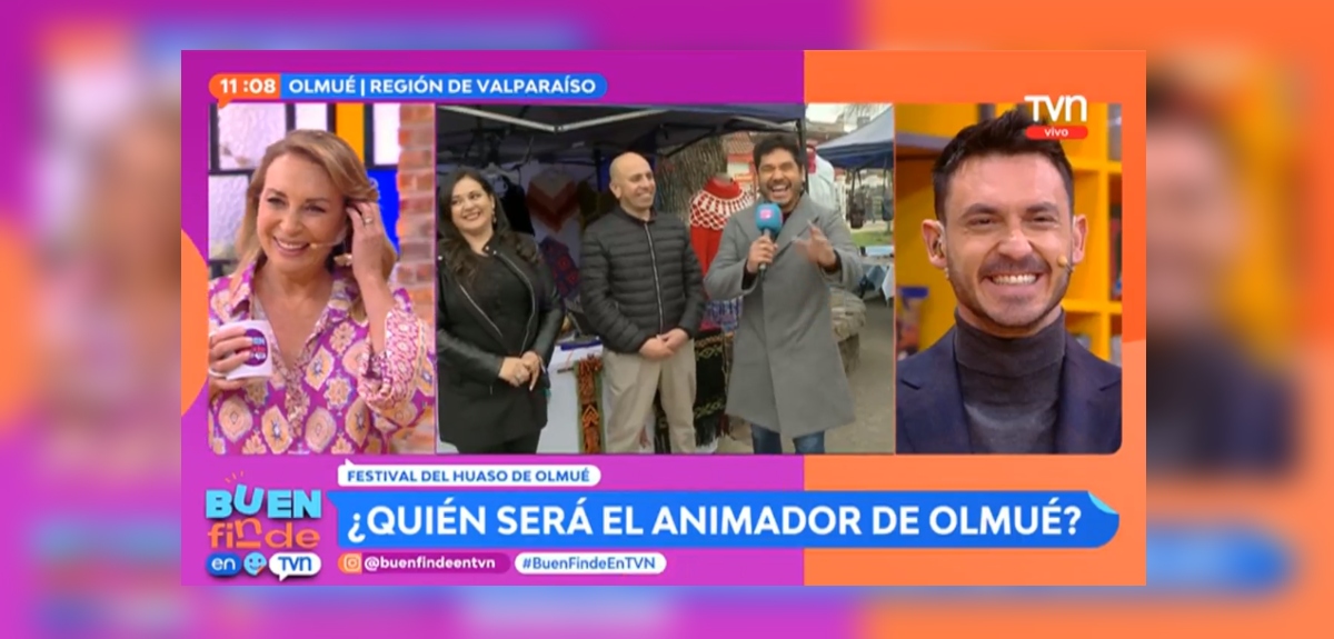 La graciosa reacción de Pinilla cuando alcalde Jil dio sus opciones de animador de Festival de Olmué