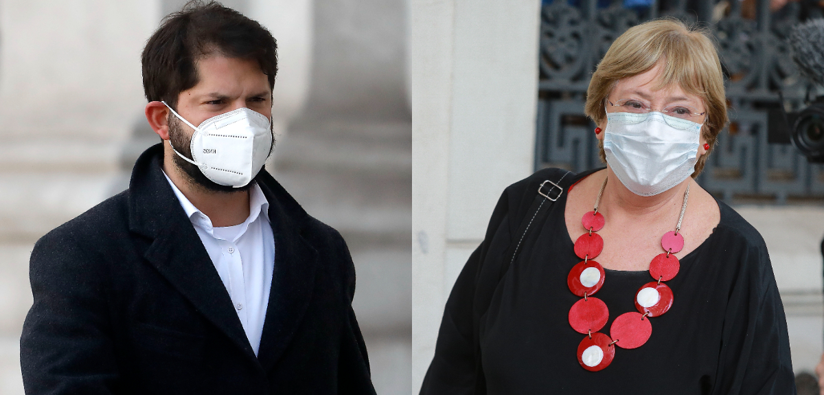 Presidente Boric se reunió con Michelle Bachelet en domicilio de la exmandataria en La Reina