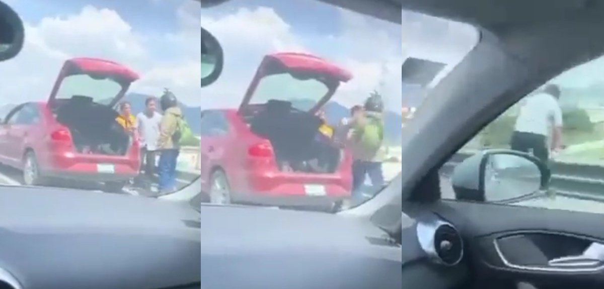 Pelea en México terminó de la peor forma: hombre lanzó desde puente vehicular a repartidor de comida