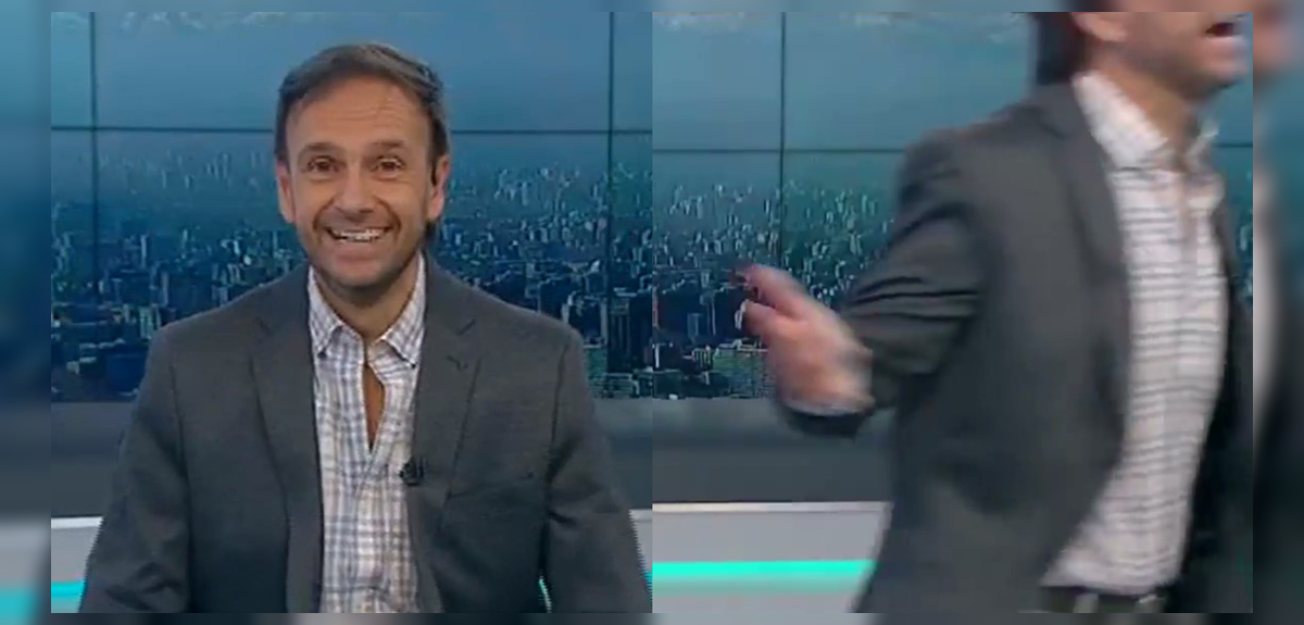 Rodrigo Sepúlveda protagonizó hilarante momento en pleno noticiero: “Hagan lo que quieran, me voy”