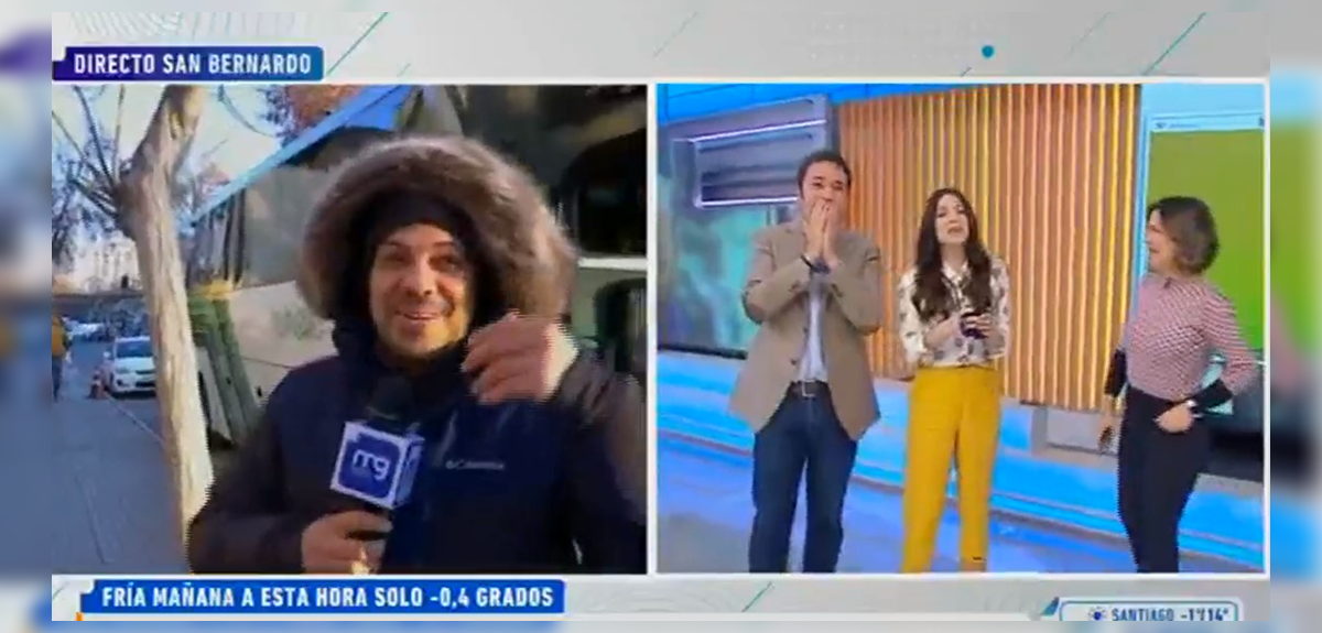 Simón Oliveros protagonizó hilarante chascarro con transeúnte en pleno móvil: “Te fuiste al chancho”