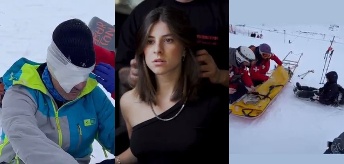 El accidentado fin de semana de Teresita Commentz en la nieve: sus padres terminaron en la clínica