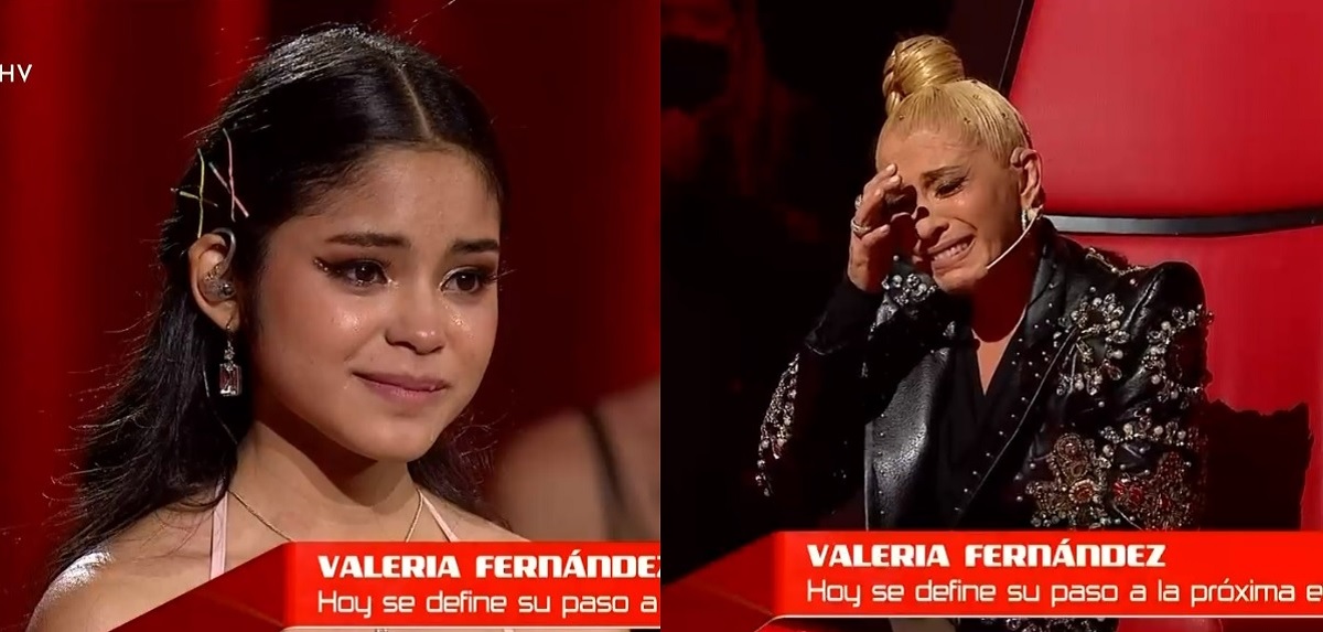 Yuri rompió en llanto tras potente show de Valeria Fernández en The Voice: 