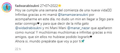 El tenso cruce entre en Helhue Sukni y su hija mayor Fadwa